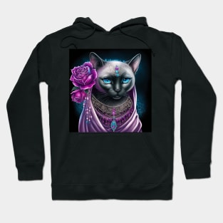 Goddess Siamese Cat Hoodie